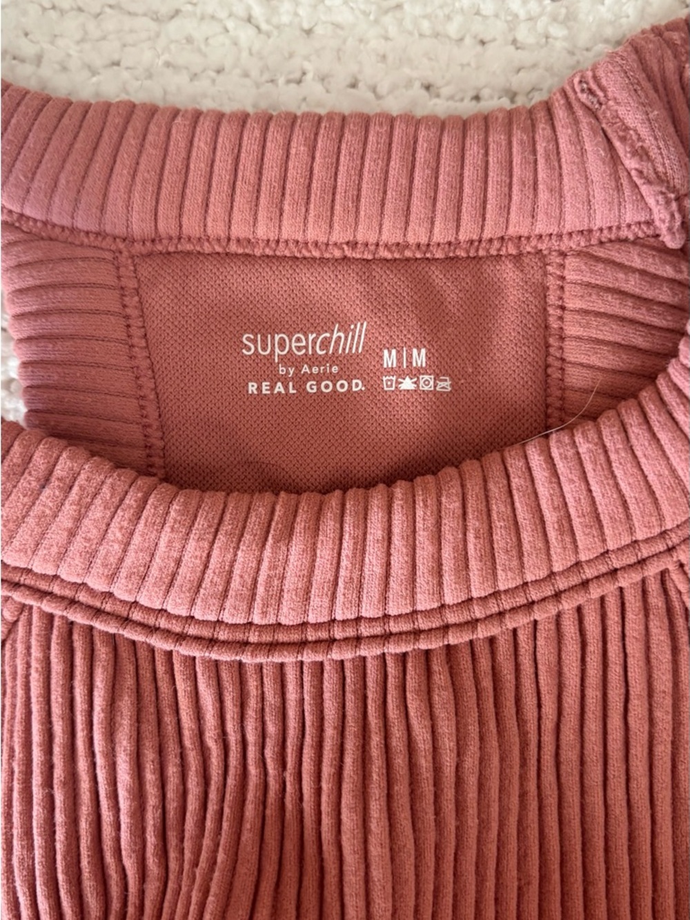 Aerie Ribbed Tank Top size medium - Picture 3 of 5